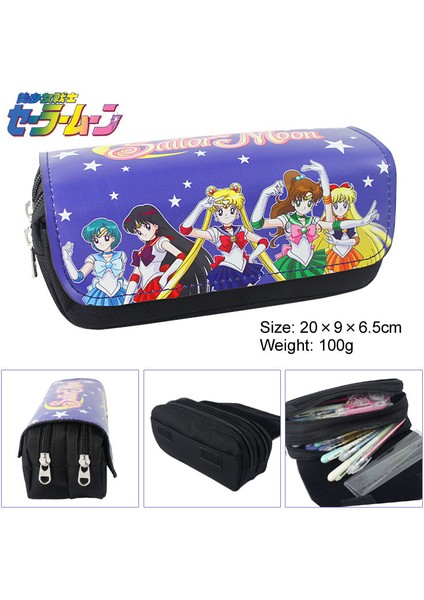 Stil 9 Stil Kalem Kutusu Cüzdan Çanta Okul Kalem Fermuarlı Tuval Çanta Anime Çizgi Film Çocuklar Hediye (Yurt Dışından) fırsatları