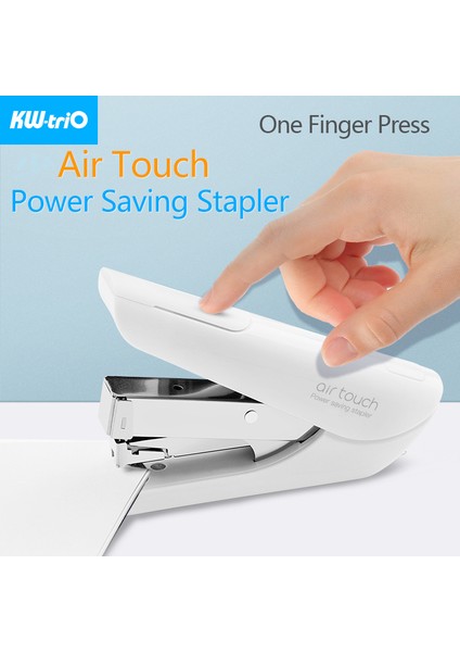 Mavi Zımba-1 Adet Tarzı Kw-Trio Air Touch Güç Tasarrufu Zımba Süper Zorluk Tasarrufu Zımbalama Makinesi Bağlama Kağıt Setleri Okul Ofis Malzemeleri (Yurt Dışından)