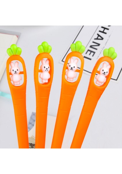 Siyah 1 Parça Jel Kalem Kırtasiye Karikatür Sevimli Havuç Dönen Tavşan Bunny Tavşan Yaratıcı Okul Ofis Hediye Malzemeleri Güzel Güzel Kalem (Yurt Dışından) fiyatları