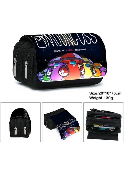 C Stili Among Us Kalem Kutusu Büyük Kapasiteli Karikatür Hayvanlı Su Geçirmez Kalem Çantası Okul Malzemeleri (Yurt Dışından) fırsatları