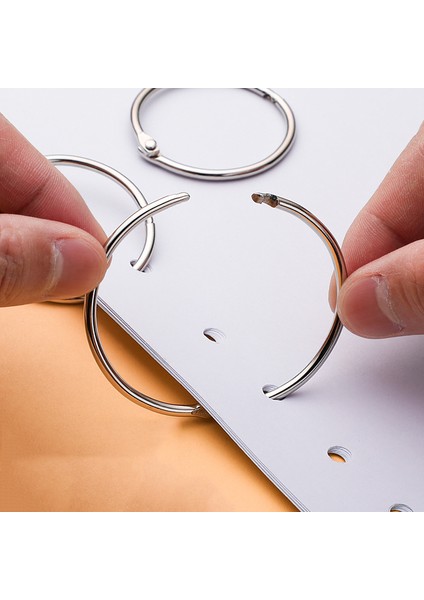 63MM Tarzı 4 Parça Metal Halka Bağlayıcı Kendin Yap Albümler Gevşek Yapraklı Kitap Halkaları Açma Ofis Bağlama Malzemeleri (Yurt Dışından) indirimleri