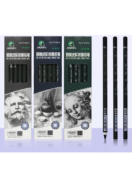 12 Adet Özel Yumuşak Stil Marie'nin ve Sketch Kömür Kalem Boyama Yumuşak Kalemler Çizim Lapiz Set Kırtasiye Okul Kalemler Öğrenciler Sanat (Yurt Dışından) indirimleri