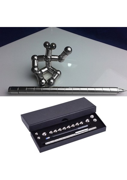Yükseltilmiş Gümüş Tarzı Manyetik Kutup Kalemi Metal Mıknatıs Modüler Düşünce Oyuncağı Dikkat Odaklanma El Dokunma Yaratıcı Kalem Çocuklar Için Hediye (Yurt Dışından) modelleri