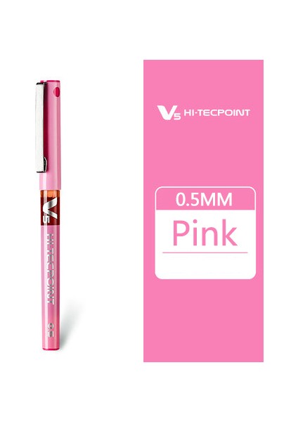 Pembe Tarzı 6 Adet Set Pilot Bx-V5 Jel Kalemler Seti Ince Uç Ucu Suya Dayanıklı Pürüzsüz Mürekkep Kalem Kawaii Jel Mürekkep Okul Kalem Japonya Kırtasiye (Yurt Dışından)