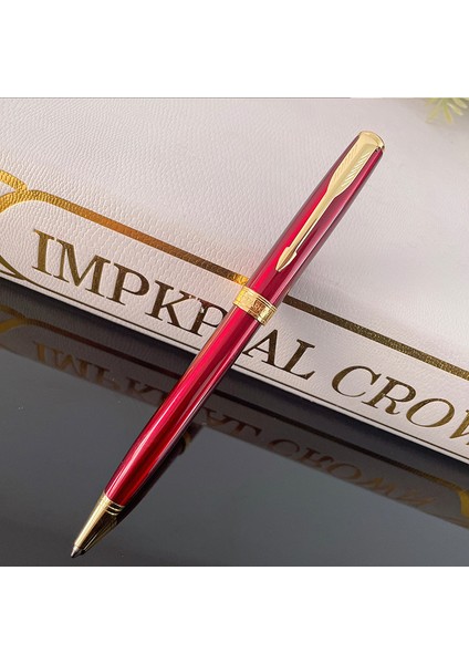 Turuncu Tarzı Cla Tasarım Metal Tükenmez Kalem Mavi Mürekkep Iş Ofis Imza Tükenmez Kalemler (Yurt Dışından)