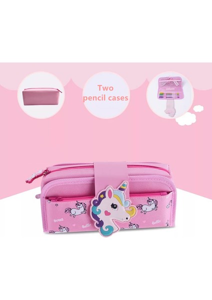W0158A5 Stili Sevimli Kalem Kutusu Okul Kırtasiye Çantası Büyük Kapasiteli Kalem Kutusu Karikatür Kalem Çantası Çocuk Kalem Çantası Erkek Öğrenci Hediyeleri (Yurt Dışından)