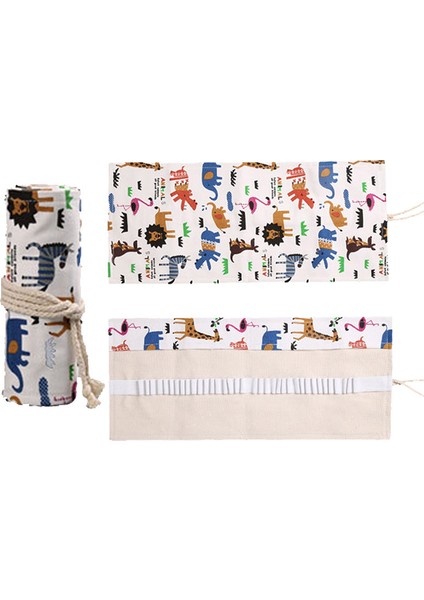 N Tarzı 36 Delikli Kalem Kutusu Okul Malzemeleri Sanat Kalem Çantası Tuval Kalem Sarma Rulo Makyaj Kozmetik Fırça Kalem Saklama Kırtasiye Öğrenci (Yurt Dışından) indirimleri