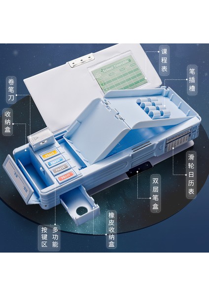 Temel Stil B Stili Erkek Kızlar Için Büyük Kapasiteli Sevimli Kawaii Deforme Kalem Kutusu Okul Malzemeleri Için Çok Fonksiyonlu Kalem Kutusu Pencilcase - (Yurt Dışından) indirimleri