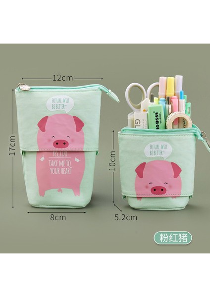 Stil 10 Stil Sevimli Unicorn Kalem Kutusu Okul Kalem Kutusu Kızlar ve Erkekler Için Kedi Teleskopik Kırtasiye Çantası Seti Büyük Kılıf Malzemeleri (Yurt Dışından)