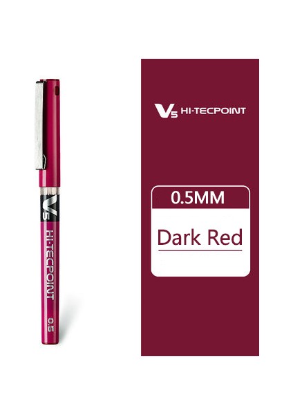 Koyu Kırmızı Tarzı 12 Adet Set Pilot Bx-V5 Jel Kalemler Seti Ince Uç Ucu Suya Dayanıklı Pürüzsüz Mürekkep Kalem Kawaii Jel Mürekkep Okul Kalem Japonya Kırtasiye (Yurt Dışından)