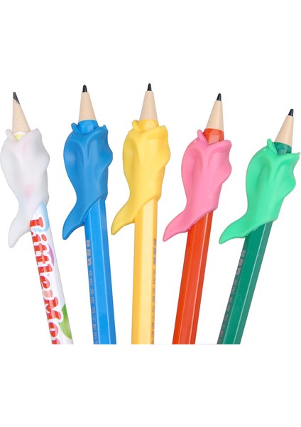 Altın ​​stil 1 Adet Üç Parmak Silikon Kalem Tutucu Öğrenci Kırtasiye Öğretim Ekipmanı Silikon Kalem Tutucu Çocuk Yazma Düzeltme (Yurt Dışından) modelleri