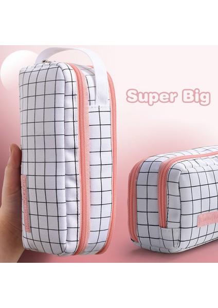 Mavi Stil Taşınabilir Sevimli Kalem Kutusu Kalem Çantası Tuval Bölünmüş Kalem Hediye Kutusu Kalemlik Sevimli Kırtasiye Okul Malzemeleri Için Estuches Grandes (Yurt Dışından) fiyatları