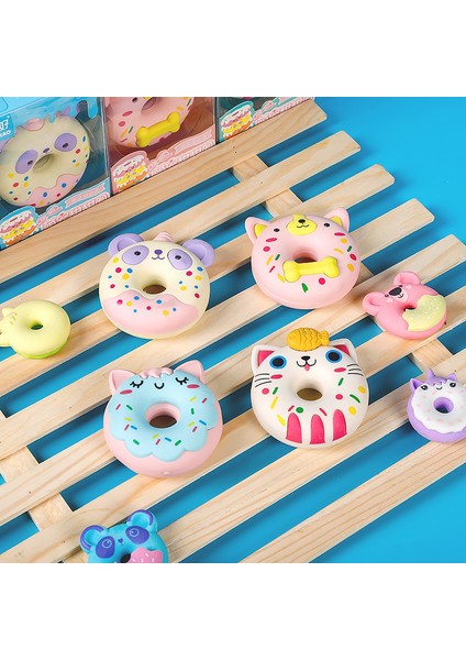 Balık Tarzı Yiyen Yavru Kedi Kırtasiye Yaratıcı Sevimli Hayvan Silgileri Öğrenci Çocuk Okul Malzemeleri Şirin Donut Karikatür Minimalist Hediye Aksesuarları (Yurt Dışından) modelleri
