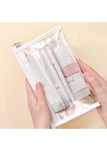 C Stili Yaratıcı Dıy El Sanatları Için Büyük Kapasiteli Depolama Okul Malzemeleri Için 1 Parça Pvc Şeffaf Su Geçirmez Kalem Çantası (Yurt Dışından) fırsatları