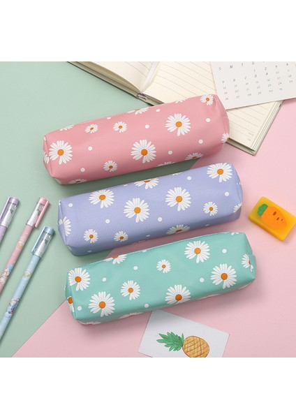 Çok Renkli Stil 1 Adet Sevimli Papatya Kalem Kutusu Çiçek Desenli Fermuarlı Kalem Kutusu Hediye Okul Kalem Kutusu Kalem Çantası Okul Malzemeleri Kırtasiye (Yurt Dışından) modelleri