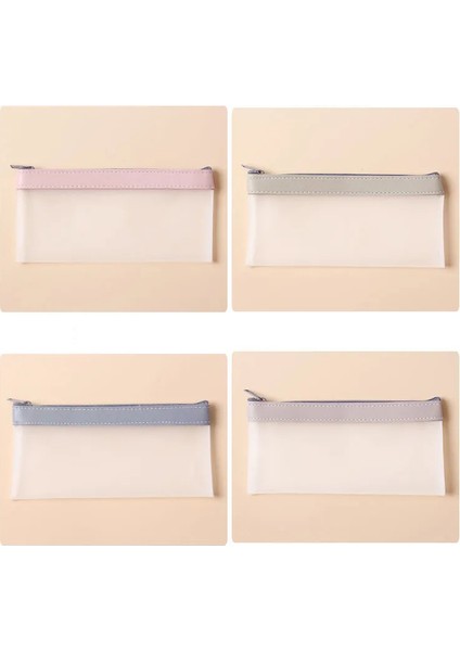 Bej Tarzı Şeffaf ve Basit Öğrenci Kırtasiye Çantası Kalem Kutusu Kırtasiye Kutusu Ins Kırtasiye Depolama Kırtasiye Klipsi (Yurt Dışından) indirimleri