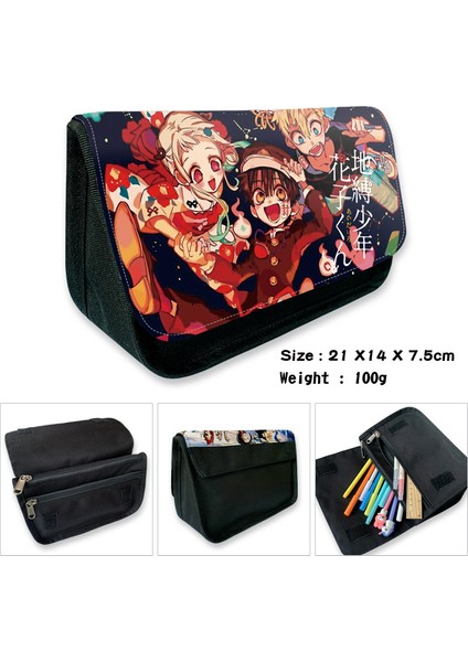 Stil 1 Stil Jibaku Shounen Hanako-Kun Kalem Kutusu Cüzdan Çanta Okul Kalem Fermuar Çantası Anime Çizgi Film Çocuklar Hediye (Yurt Dışından) fırsatları
