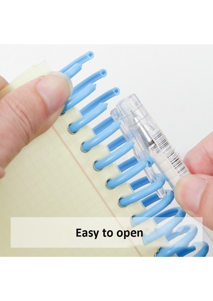 22 mm Pembe Stil A4 Halkalı Spiral Bağlama Şeridi Plastik Gevşek Yaprak Halka Dosya Bağlama Şeridi Bağlayıcı Planlayıcı Aksesuarları Okul Halka Spiral Bağlama (Yurt Dışından) fırsatları