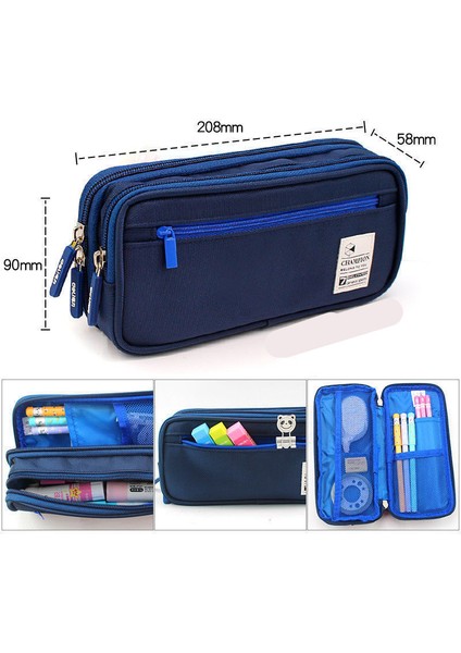 B3 Stili Yaratıcı Kalem Kutusu Sevimli Öğrenci Kalem Kutuları Büyük Kalem Çantaları Saklama Kutusu Erkek Kız Çocuk Büyük Kapasiteli Okul Kırtasiye Malzemeleri (Yurt Dışından) fırsatları