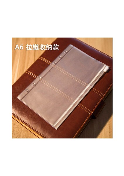 Fermuarlı Çanta A6 Stili A5 A6 A7 Pvc Sunum Dosyalama Klasörü Fermuarlı Alınabilir Çanta Şık Günlük Planlayıcı Spiral Dosyalama Ürünleri Kart Tutucu Çanta (Yurt Dışından)