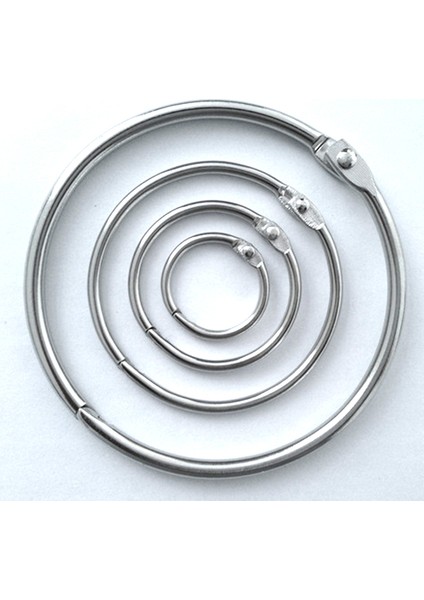 45MM Tarzı Yüksek Adetli Metal Halka Cilt Dıy Albümler Gevşek Yapraklı Kitap Halkaları Açma Ofis Bağlama Malzeme Fotoğraf Albümü (Yurt Dışından) fırsatları