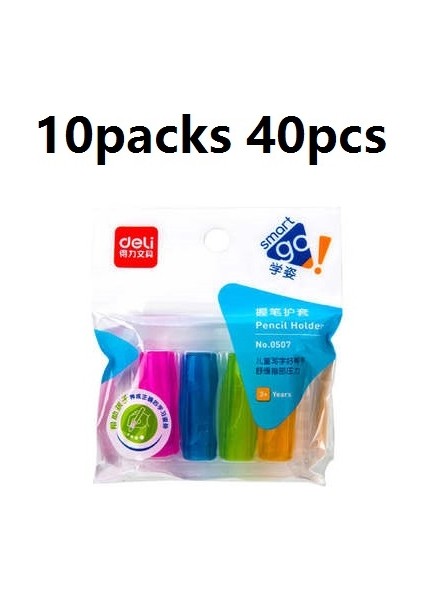 10 Paket 40 Adet Tarzı Çocuklar Için Silika Jel Yumuşak Kalem Tutucu Doğru Duruş Destekleyici Eğlenceli Kırtasiye Ürünü 0507 (Yurt Dışından)