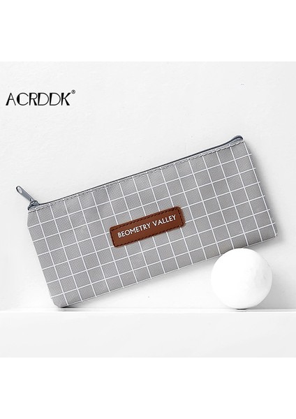 Bir Stil Küçük Kalem Kutusu Dayanıklı Ofis Kırtasiye Organizatör Çantası Kozmetik Çantası Kızlar ve Erkekler Için - Fc (Yurt Dışından)