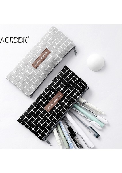 Bir Stil Küçük Kalem Kutusu Dayanıklı Ofis Kırtasiye Organizatör Çantası Kozmetik Çantası Kızlar ve Erkekler Için - Fc (Yurt Dışından) fiyatları