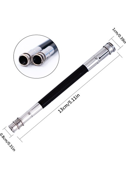 Umitive Metal Ayarlanabilir Çift Uçlu Kalem Uzatıcı Tutucu Çizim Sanat Yazma Malzemeleri Için Öğrenci ve Çizim Severler Için (Yurt Dışından) modelleri