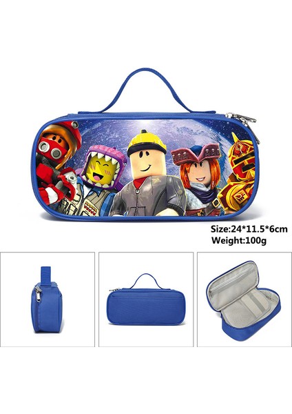 F Stili Çocuklar Için Roblox Kalemlik Çocuk Çizgi Film Fermuarlı Kırtasiye Çantası Erkek Kız Hediye Öğrenci Anime Kalem Kutusu Okul Malzemeleri (Yurt Dışından) modelleri