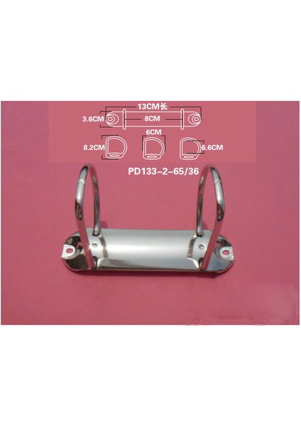 A7 65-36 Şerit Stili D Tipi A7 2 Halkalı Kelepçeli Metal D Şekilli Spiral Klasör Dosya Defter Büyük Kapasiteli Kağıt Klasörü Çocuklar Için Günlük Yapımı (Yurt Dışından)
