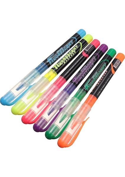 6 Adet Neon Renkli Sıvı Tebeşir Kalemi Vurgulayıcı Set Farklı Renkli Sıvı Tebeşir Kalem Kolayca Temizlenebilir Kalemler Çocuk Hediyeleri (Yurt Dışından) modelleri