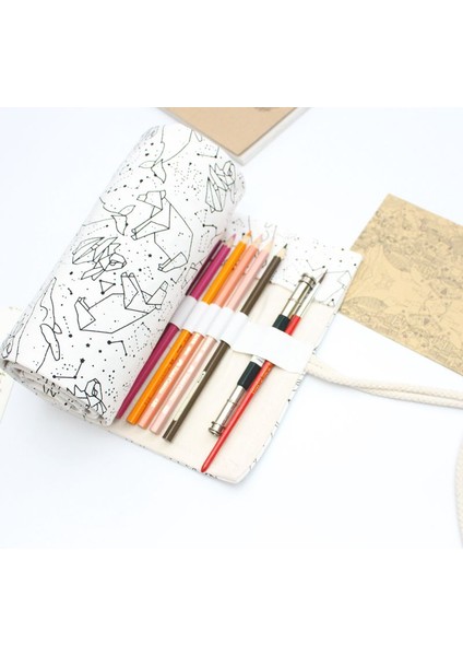 Kumral Tarzı Delikli Büyük Kalem Kutusu Okul Tuval Rulo Kılıfı (Yurt Dışından) modelleri