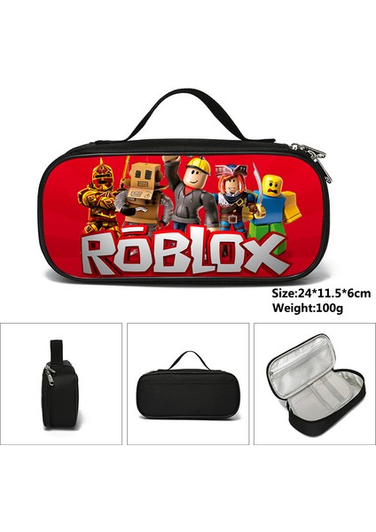 B Tarzı Çocuklar Için Roblox Kalemlik Çocuk Çizgi Film Fermuarlı Kırtasiye Çantası Erkek Kız Hediye Öğrenci Anime Kalem Kutusu Okul Malzemeleri (Yurt Dışından) modelleri