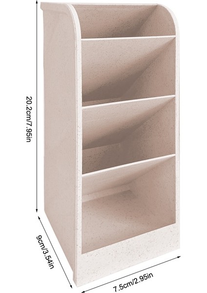 8X20CM A Bej Tarzı Kalem Depolama Fırça Standı Masa Kalem Tutucu Okul Malzemeleri Kawaii Kırtasiye ve Ofis Makyaj Depolama Kutusu (Yurt Dışından)