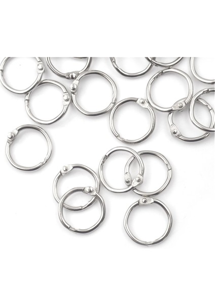 Metal Halka Bağlayıcı Zarf Defter Kitap Bağlama Halkaları Gevşek Yaprak Halka Anahtarlık Ofis Bağlama Malzemeleri (Yurt Dışından) fiyatları