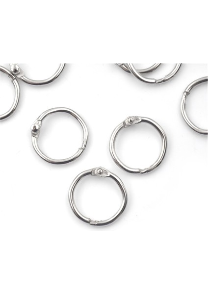 Metal Halka Bağlayıcı Zarf Defter Kitap Bağlama Halkaları Gevşek Yaprak Halka Anahtarlık Ofis Bağlama Malzemeleri (Yurt Dışından) modelleri