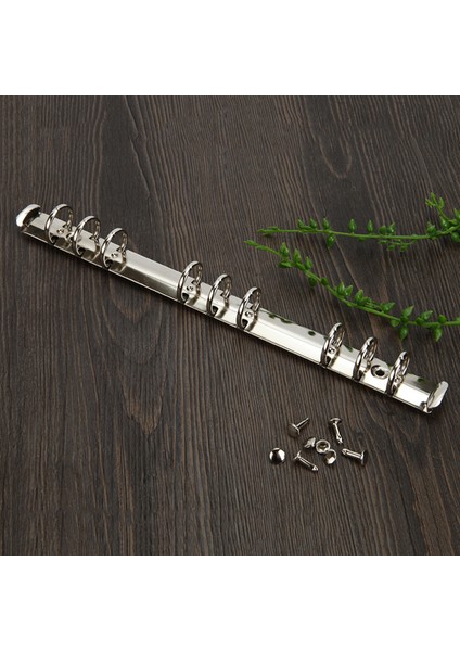 A4 4yüzük Altın Tarzı Yüksek Metal Bağlama Kelepçeleri Gümüş Dosya Kelepçesi Gezgin Dosya Bağ Halkası Dıy Albüm Karalama Defteri Daire Halkalı Dosyalar (Yurt Dışından)