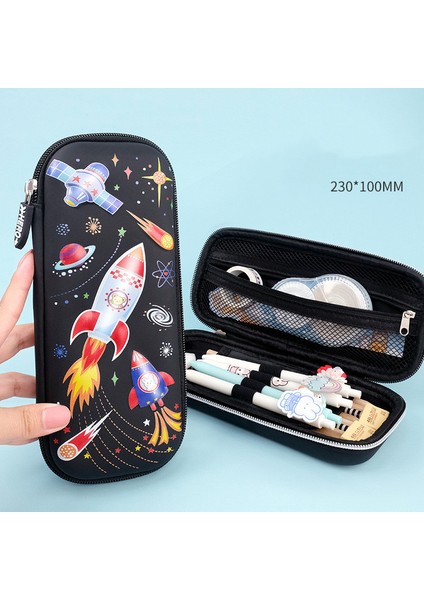 W0242A4 Stili 3D Eva Kalem Kutusu Sevimli Kırtasiye Kutusu Çizgi Film Hayvanlar Kalem Kutusu Çocuklar Için Kalem Çantası (Yurt Dışından)