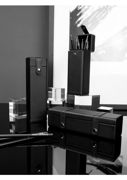 No.9 Tarzı Erkek Büyük Kapasiteli Kişilikli ve Şık Kalem Kutusu, Pu Kalemlik, Kalem Tutucu, Kalem Çantası (Yurt Dışından) fırsatları