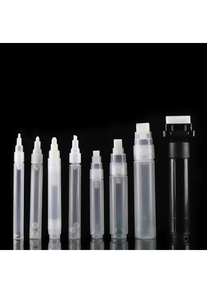 6mm Tarzı 1 Adet Plastik Boş Kalem Gövdesi Tüpü - Sıvı Tebeşir Kalemler ve Boya Kalemler Için (Yurt Dışından)