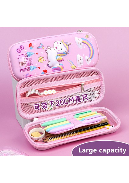 A4 Stili 3D Çizgi Film Kalem Kutusu Sevimli Kırtasiye Kutusu Kadın Öğrenci Kalem Kutusu Hayvan Kalem Kutusu Okul Malzemeleri Saklama Kutusu Çocuk Hediyeleri (Yurt Dışından) modelleri