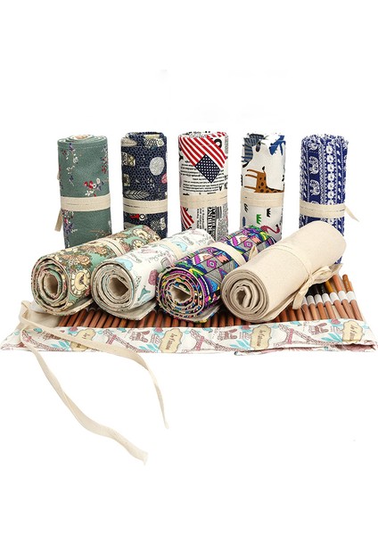 Abd Bayrağı 72 Stili Ulusal Nakış Tuval El Yapımı Kalem Kutusu Çantalar Delikli Rulo Kılıf Makyaj Kozmetik Fırça Kalem Saklama Kutusu Çanta Okul (Yurt Dışından) indirimleri