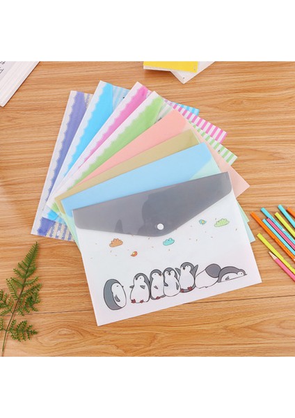 Mor Tarzı 1 Adet Hayvan Dosya Tutucu Kırtasiye A4 Klasör Sevimli Kağıt Depolama Yenilikçi Pvc Çanta Öğrenci Dosya Düzenleyici Kawaii Ofis Portföyü (Yurt Dışından)
