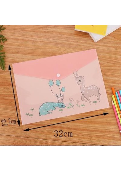 Mor Tarzı 1 Adet Hayvan Dosya Tutucu Kırtasiye A4 Klasör Sevimli Kağıt Depolama Yenilikçi Pvc Çanta Öğrenci Dosya Düzenleyici Kawaii Ofis Portföyü (Yurt Dışından)