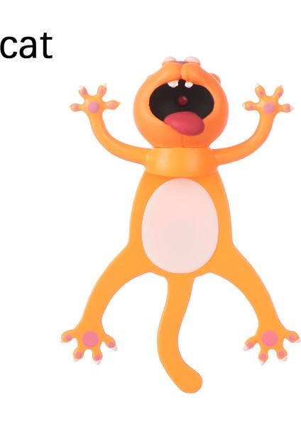Kedi Stili Yaratıcı 3D Stereo Yer Işareti Sevimli Karikatür Hayvan Gösterici Kawaii Kedi Panda Yer Işareti Sayfalar Çocuklar Hediye Okul Kırtasiye Malzemeleri (Yurt Dışından)