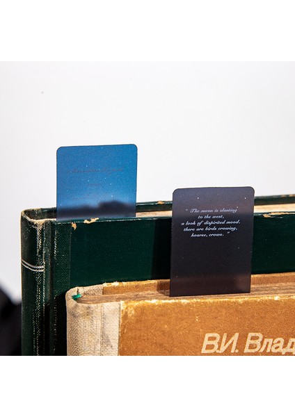 E Stili Evreni Dolaşan 5 Adet Kitap Ayracı Pvc Kitap Ayracı Yaratıcı Kitap Sayfa Işareti Kırtasiye Malzemeleri (Yurt Dışından)