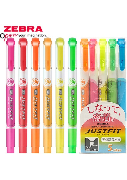 Sarı Stil Japonya Zebra Renkli Vurgulayıcı WKT17 Çift Uçlu Eğik Uçlu Kalem Öğrenci ile Yumuşak Uçlu Işaretleyici Marker (Yurt Dışından) fiyatları