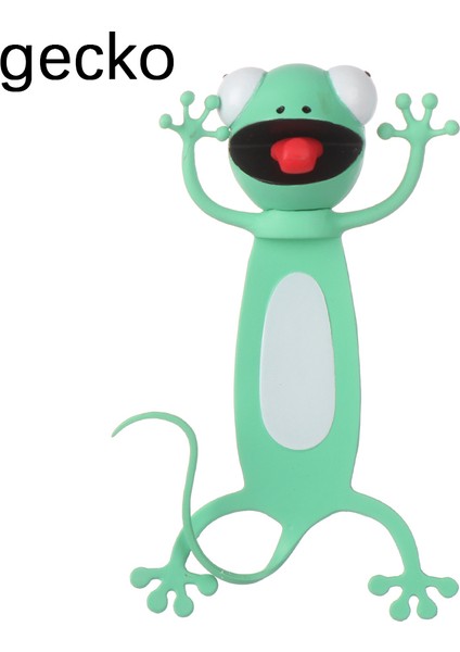 Stil1-Geko Stili 3D Stereo Karikatür Hayvan Stil Yaratıcı Kitap Ayraçları Pvc Malzeme Komik Öğrenci Okul Kırtasiye Çocuklar Hediye Ayraçlar (Yurt Dışından)