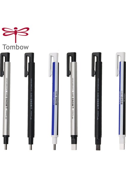Yuvarlak - Gümüş Tarzı Tombow Mono Zero Silgi Mekanik Silgi Doldurulabilir Kalem Şeklinde Kauçuk Basma Tipi Çizim Düzeltme Okul Kırtasiye (Yurt Dışından)